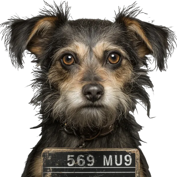 terrier dog mugshot, birefnet-dis cutout