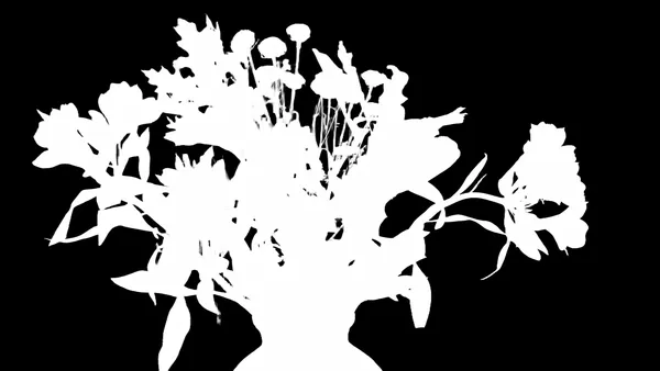 autumn bouquet vase, birefnet-dis alpha matte
