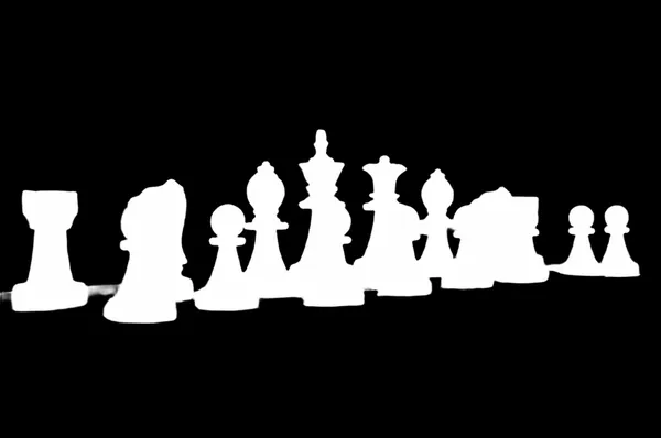 BiRefNet Lite alpha matte: white chess pieces tournament