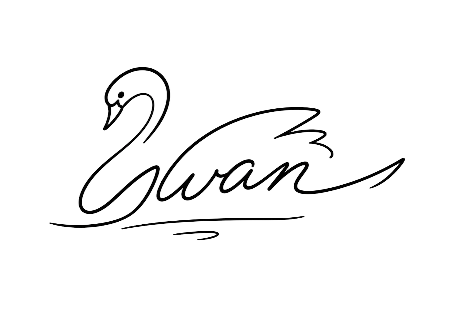 swan, BiRefNet cutout