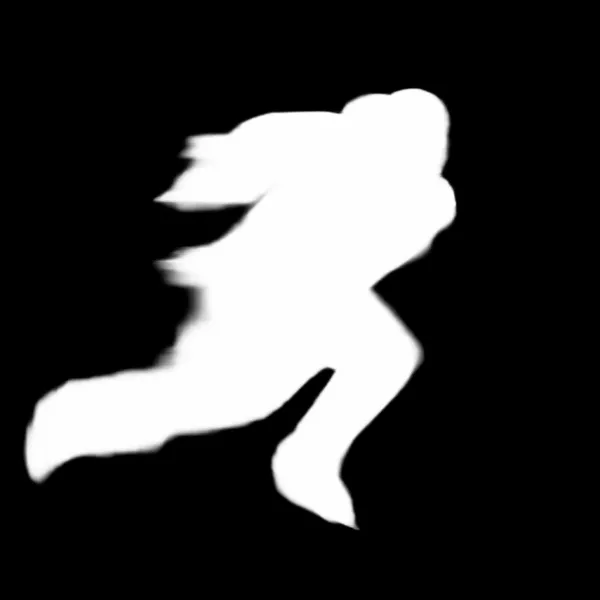 BiRefNet General alpha matte: sprinter motion blur