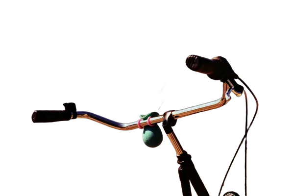 bike handlebar near beach, birefnet-hrsod cutout