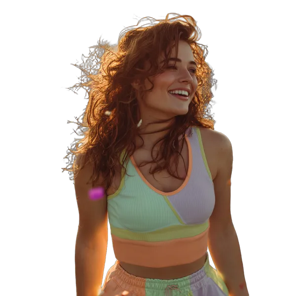 confetti sunset portrait, birefnet-massive cutout