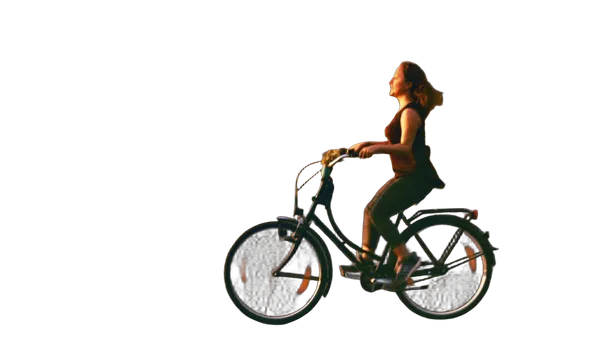 cyclist motion blur field, birefnet-massive cutout