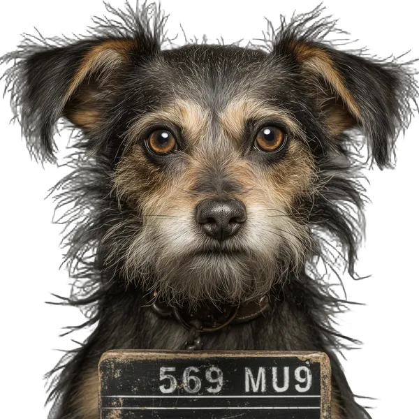 terrier dog mugshot, birefnet-massive cutout
