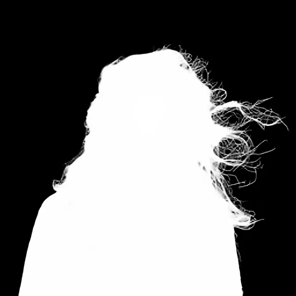 windblown curly hair backpack, birefnet-massive alpha matte