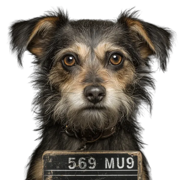 terrier dog mugshot, birefnet-portrait cutout