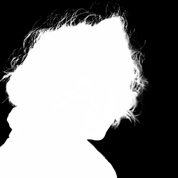 windblown curly portrait, birefnet-portrait alpha matte