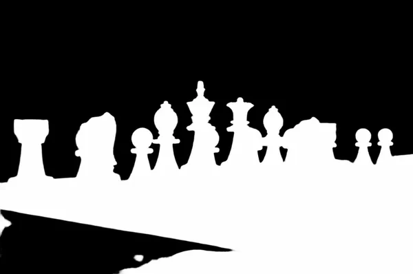 BRIA RMBG alpha matte: white chess pieces tournament