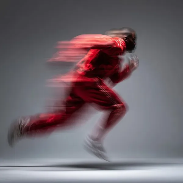 Original photo: sprinter motion blur