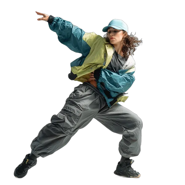 street dancer studio pose, isnet-anime cutout