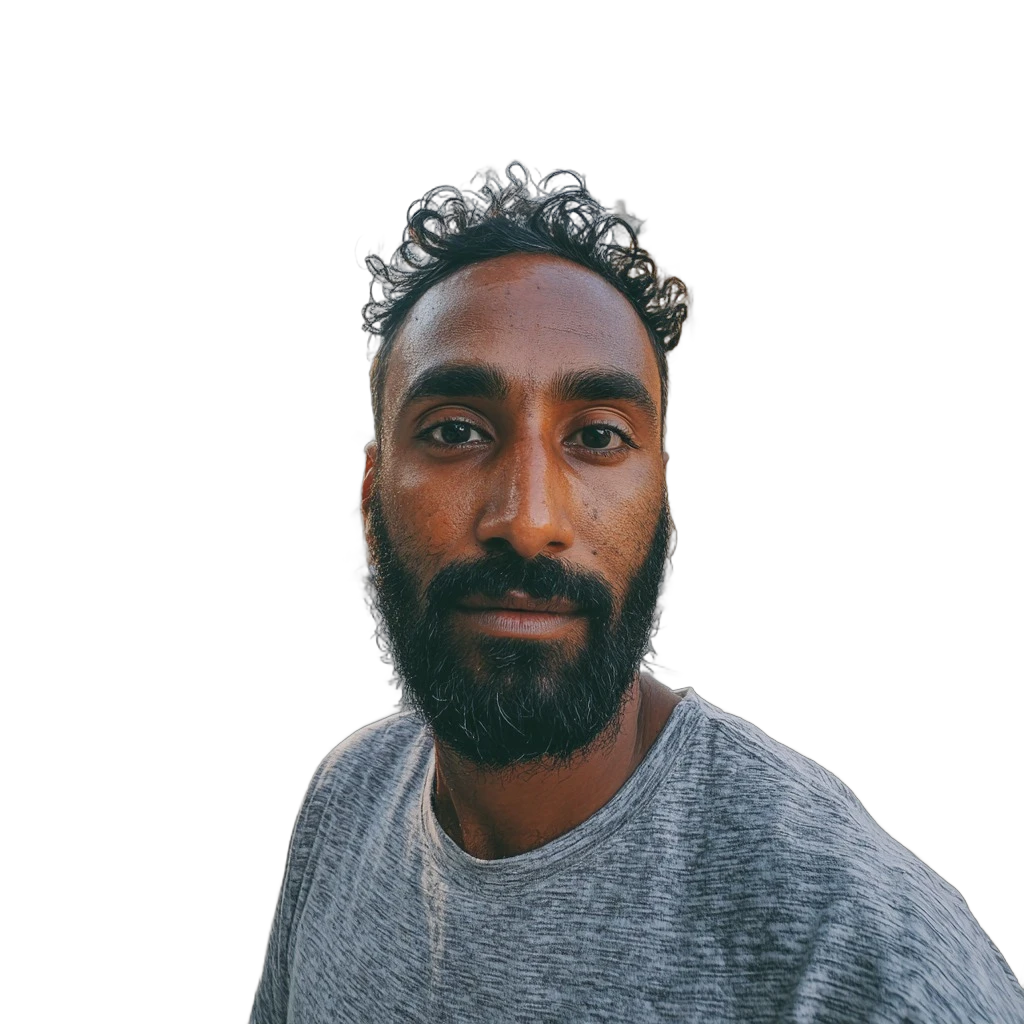 street portrait man, IS-Net cutout