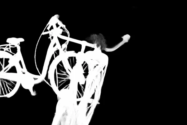 IS-Net alpha matte: two bikes field