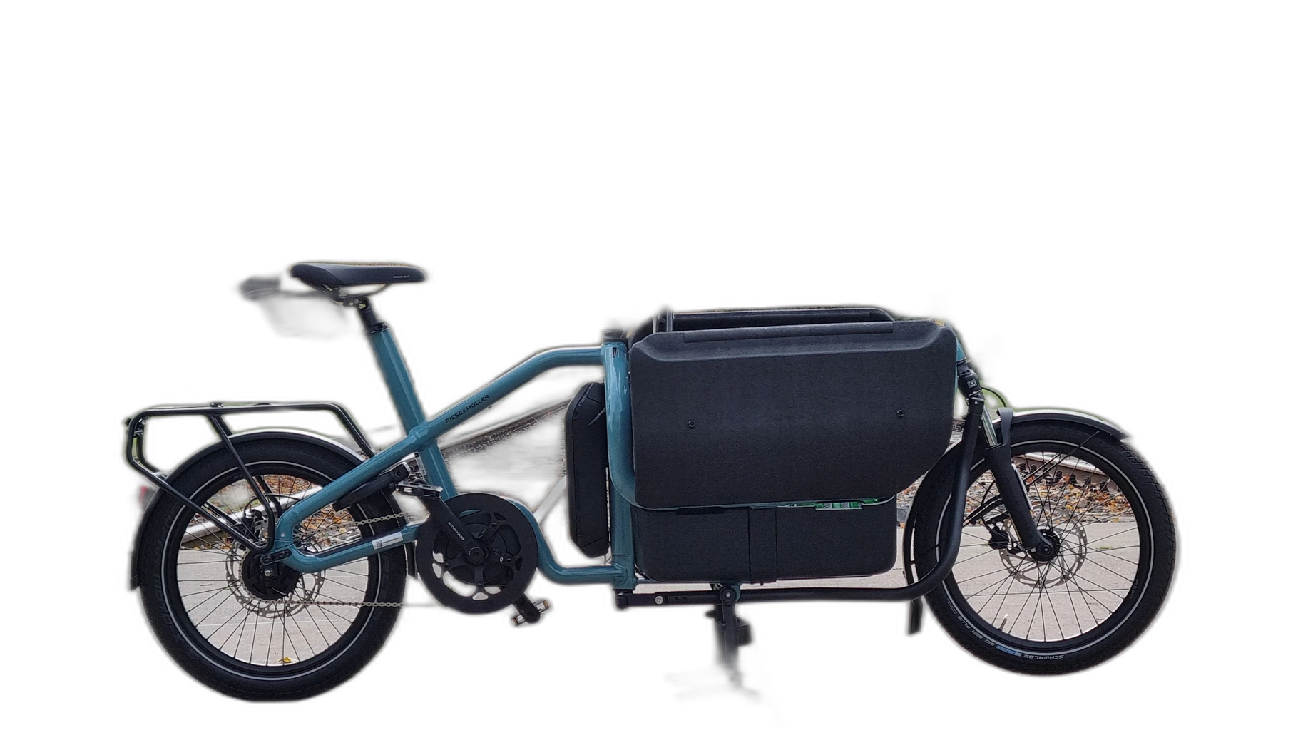 cargo ebike park tracks, u2net cutout