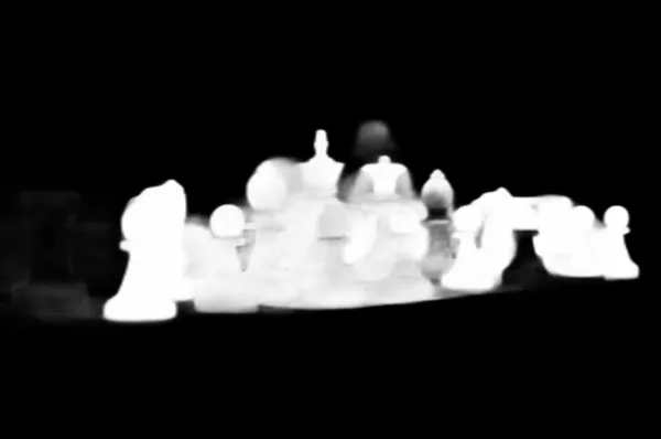 u2net alpha matte: white chess pieces tournament
