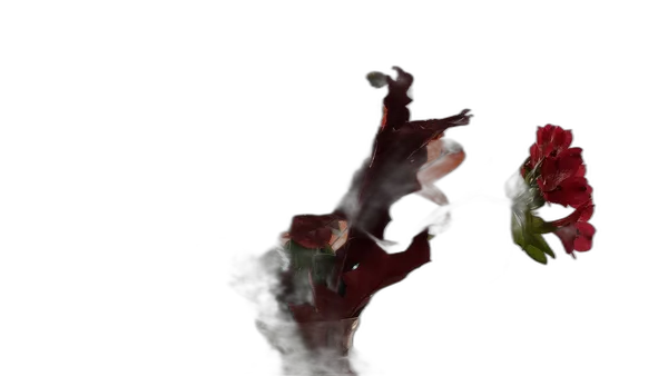 autumn bouquet vase, u2net_human_seg cutout