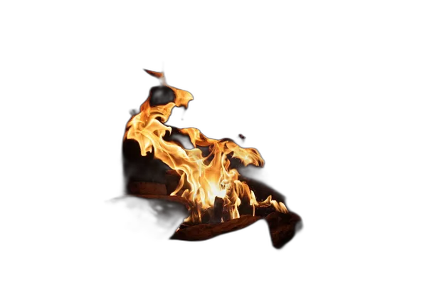 campfire flames night, u2net_human_seg cutout
