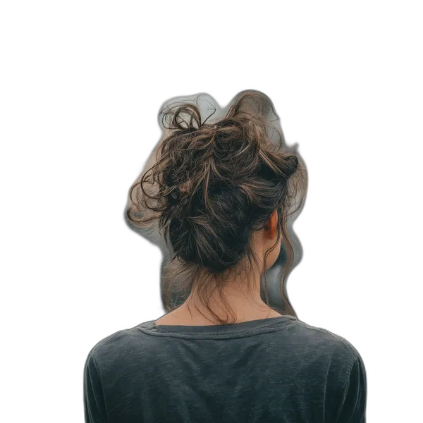 messy bun cityscape, u2net_human_seg cutout