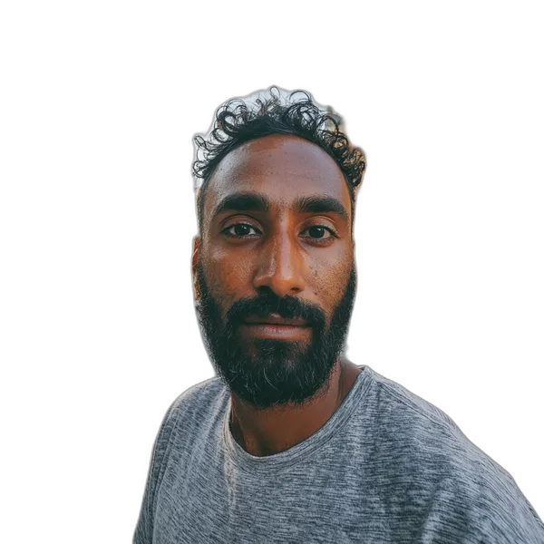 street portrait man, u2net_human_seg cutout