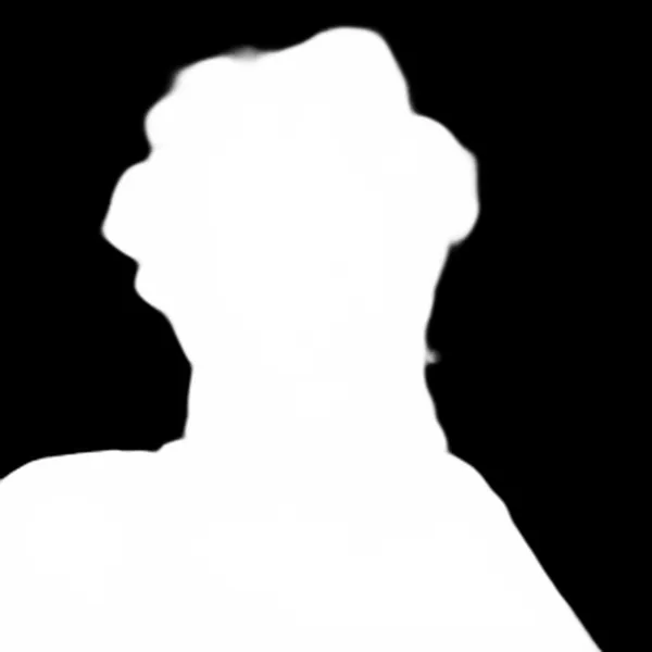 messy hair bearded portrait, u2net_human_seg alpha matte