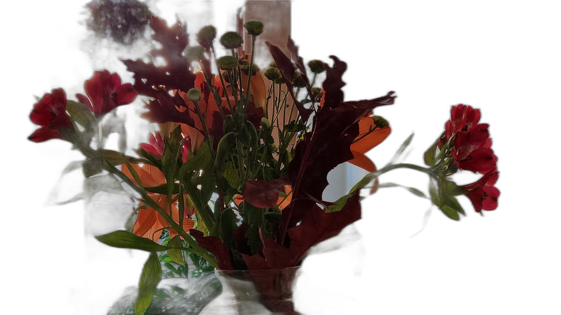 autumn bouquet vase, u2netp cutout