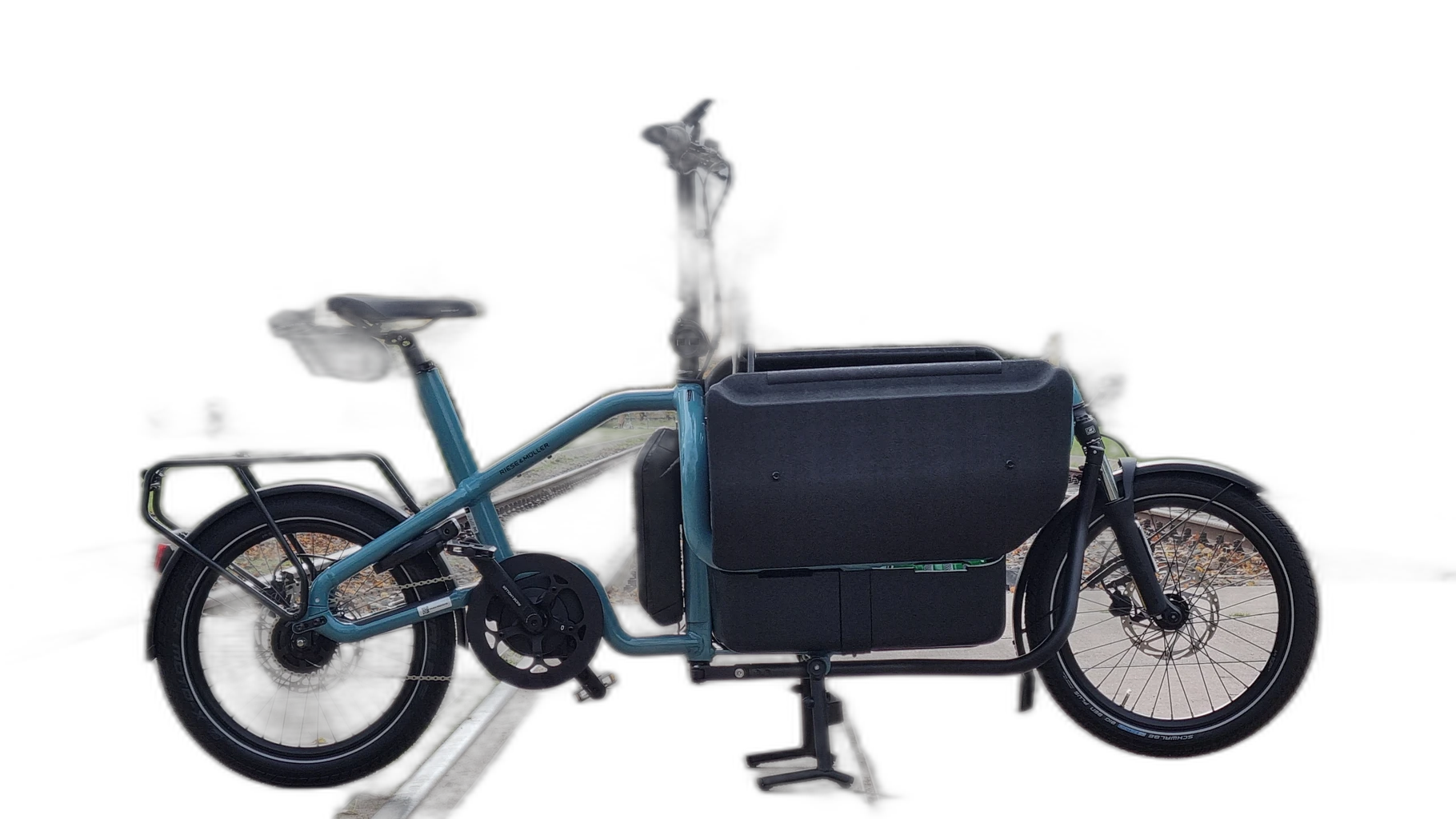 cargo ebike park tracks, u2netp cutout