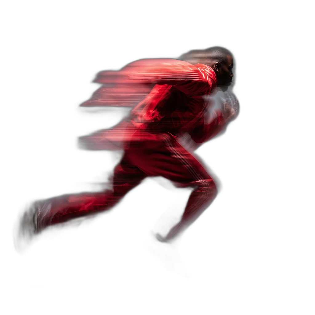 sprinter motion blur, u2netp cutout