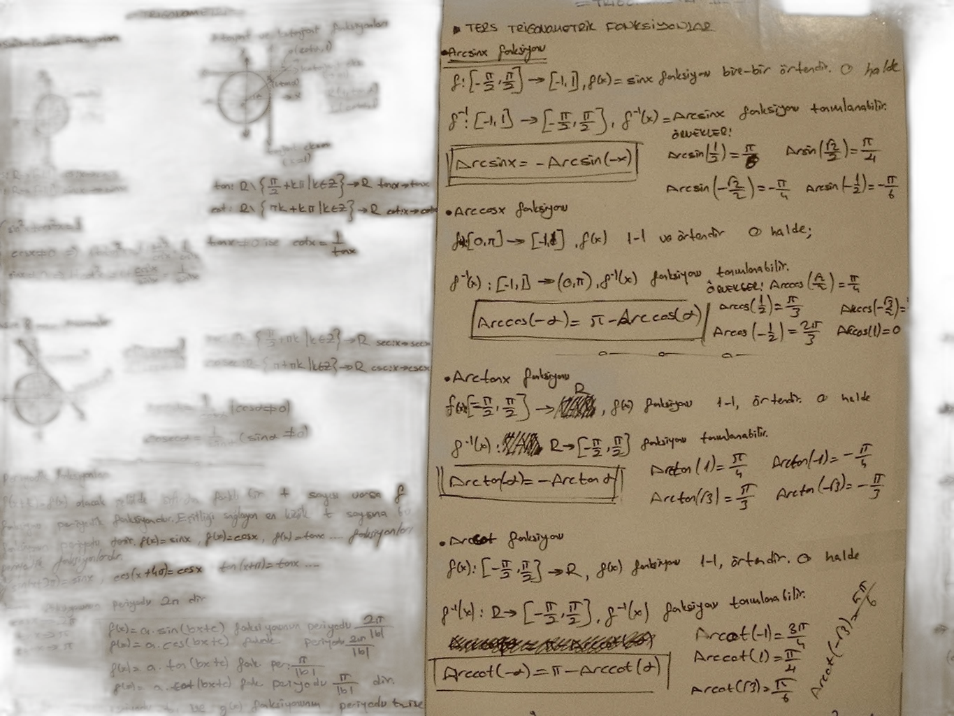 trigonometry notes whiteboard, u2netp cutout