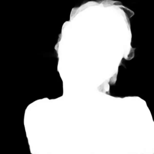 u2netp alpha matte: smiling woman seaside