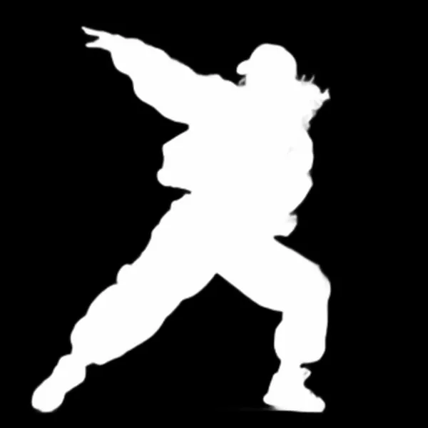 u2netp alpha matte: street dancer studio pose