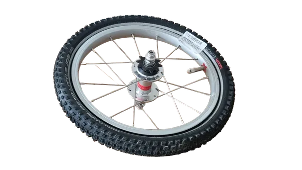 Enterprise background removed: spoked bike wheel