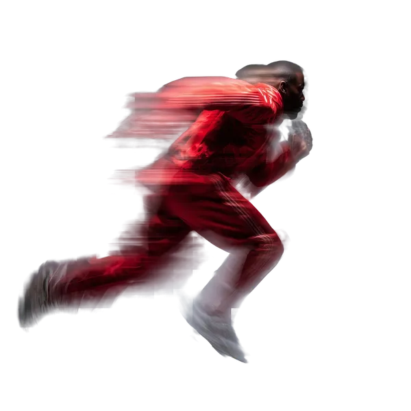 Enterprise background removed: sprinter motion blur
