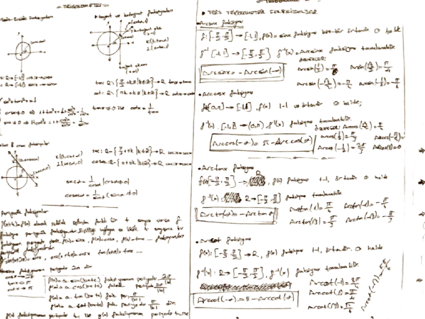 Open Model background removed: trigonometry notes whiteboard