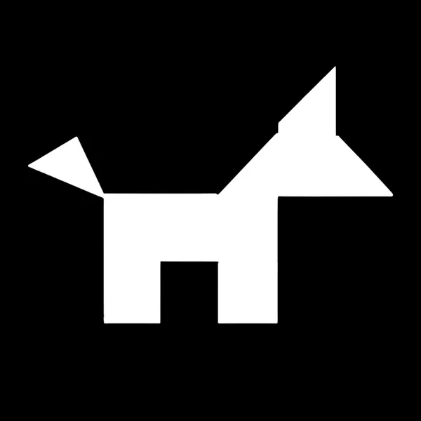 withoutBG Open-Weight Model alpha matte: tangram