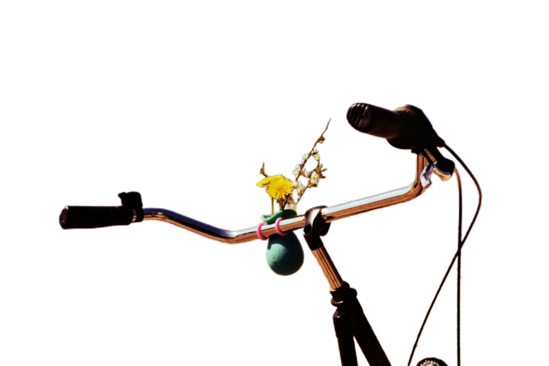 Background removed: Bike Handlebar at Beach