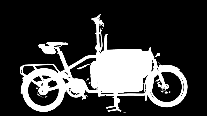Clipping Magic alpha matte: Cargo E-Bike by Tracks