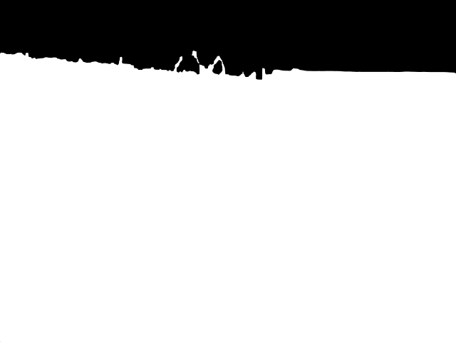 Clipping Magic alpha matte: Rocky Coast with Bush