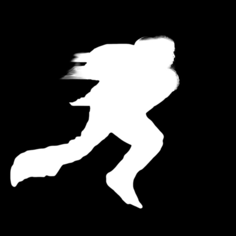 Clipping Magic alpha matte: Sprinter Motion Blur