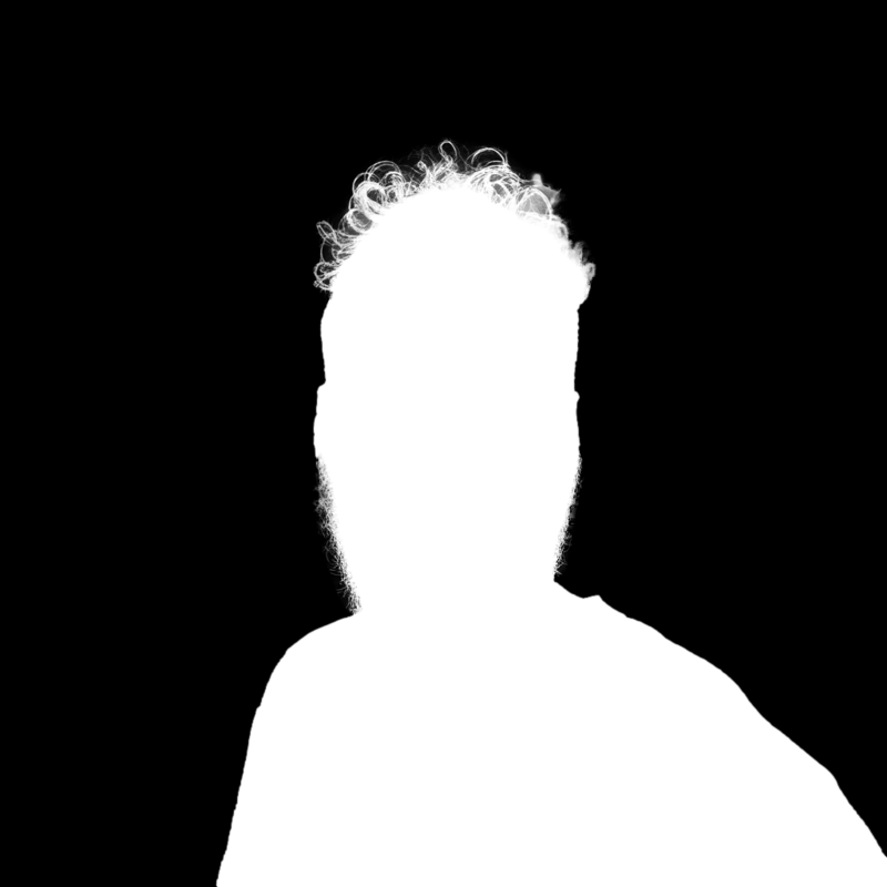 Clipping Magic alpha matte: Street Portrait