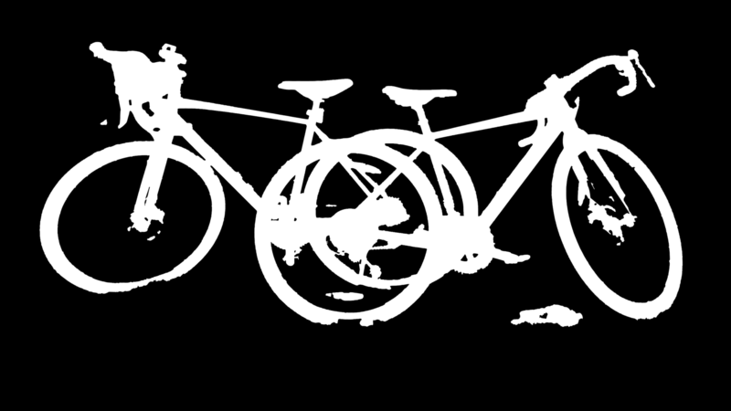 Clipping Magic alpha matte: Two Gravel Bikes in Park