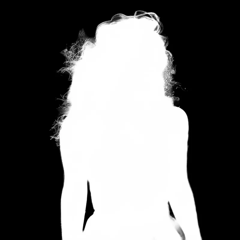 Focus model alpha matte: Confetti Sunset Portrait