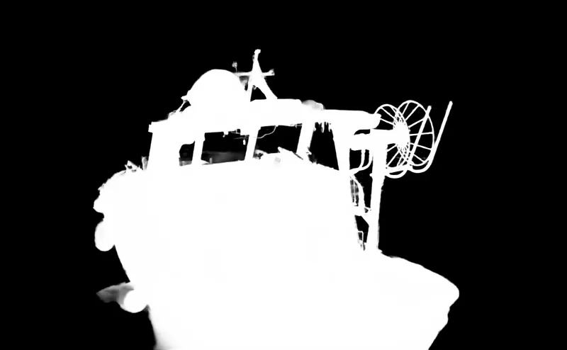 Focus model alpha matte: Small Fishing Boat