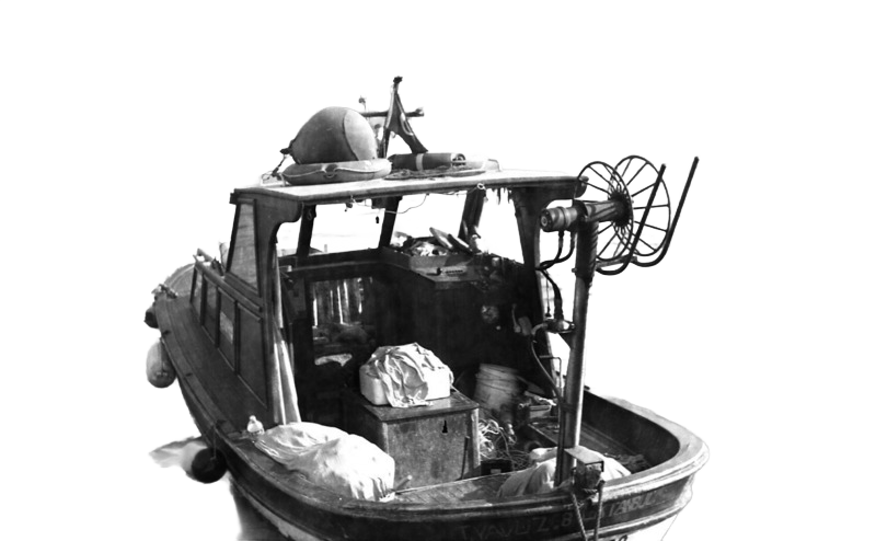Background removed: Small Fishing Boat