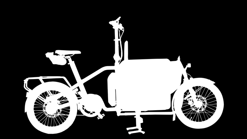 Ground truth alpha matte: Cargo E-Bike by Tracks