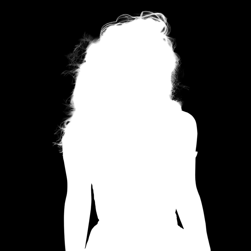 Ground truth alpha matte: Confetti Sunset Portrait