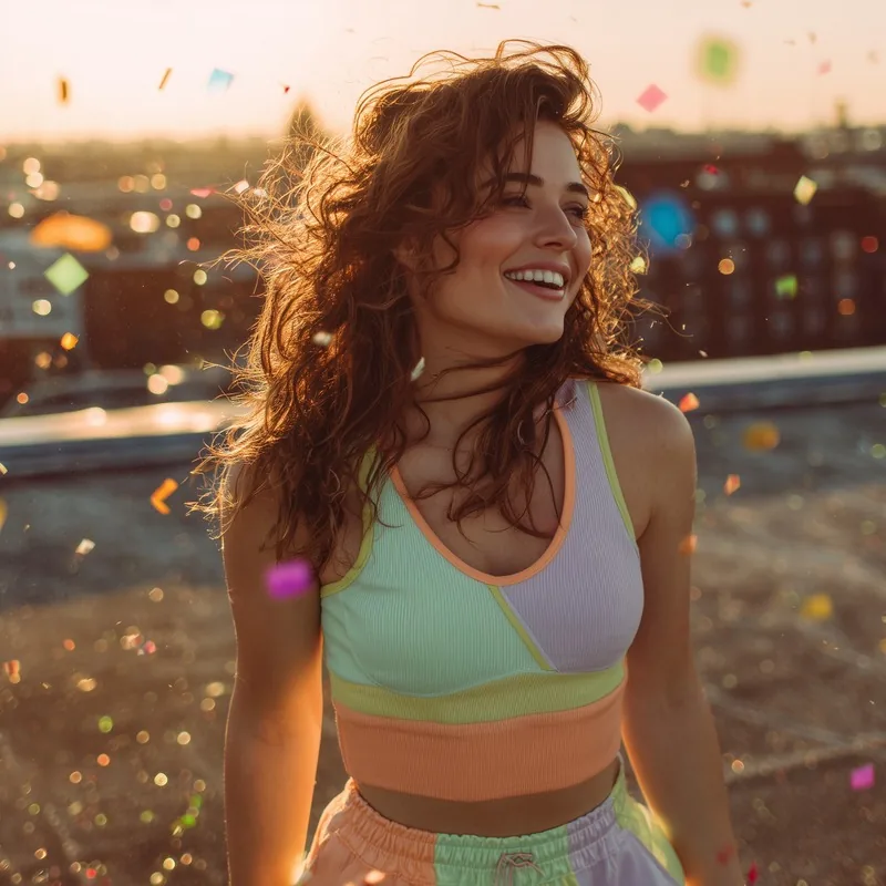 Original image: Confetti Sunset Portrait