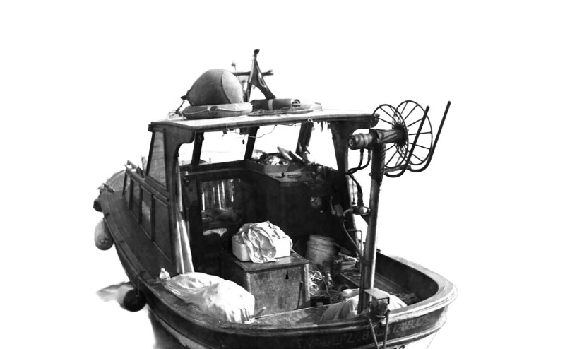 Background removed: Small Fishing Boat
