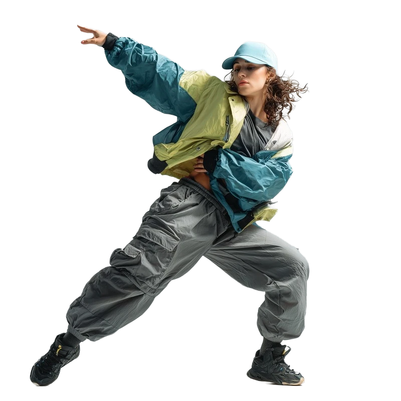 Background removed: Street Dancer in Studio