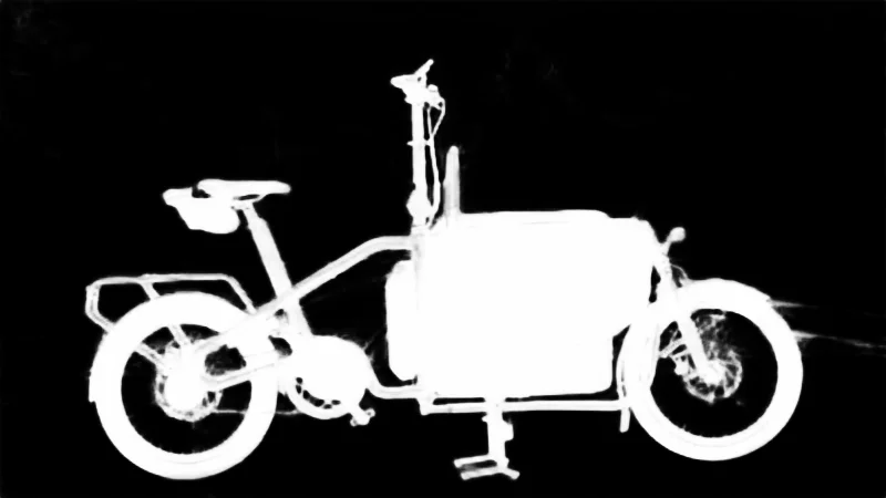 Snap model alpha matte: Cargo E-Bike by Tracks