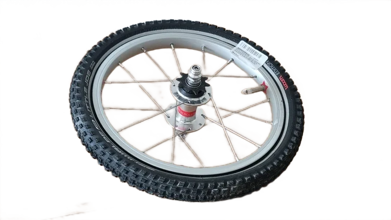 Background removed: Spoked Bike Wheel